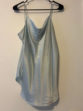 cinq à sept Silk Marta Cami - Glacial Blue, Size XL, NWT